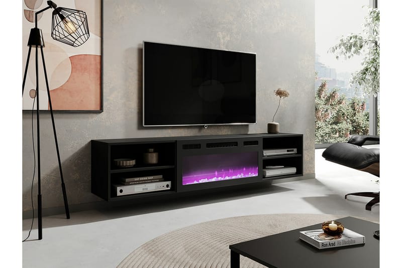 Juniskär TV-benk 180 cm - Svart - Møbler - Mediamøbel & tv møbel - TV-skap