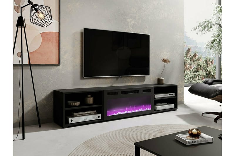 Juniskär TV-benk 180 cm - Svart - Møbler - Mediamøbel & tv møbel - TV-skap