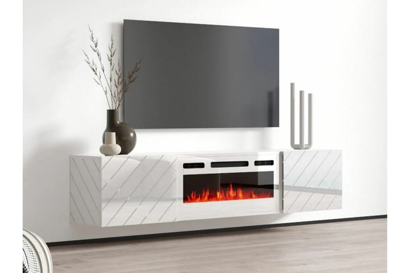 Juniskär TV-benk 183 cm - Hvid - Møbler - Mediamøbel & tv møbel - TV-skap