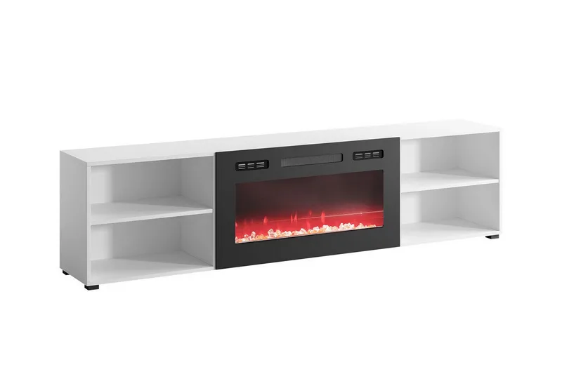 Juniskär TV-benk 200 cm, Hvid