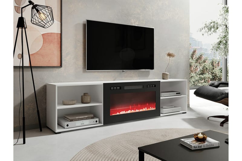 Juniskär TV-benk 200 cm - Hvid - Møbler - Mediamøbel & tv møbel - TV-benk & mediabenk