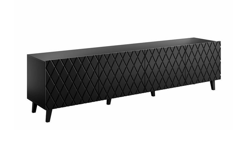 Juniskär TV-benk 200 cm - Svart - Møbler - Mediamøbel & tv møbel - TV-skap