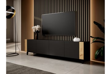 Juniskär TV-benk 201 cm - Svart - Møbler - Mediamøbel & tv møbel - TV-skap