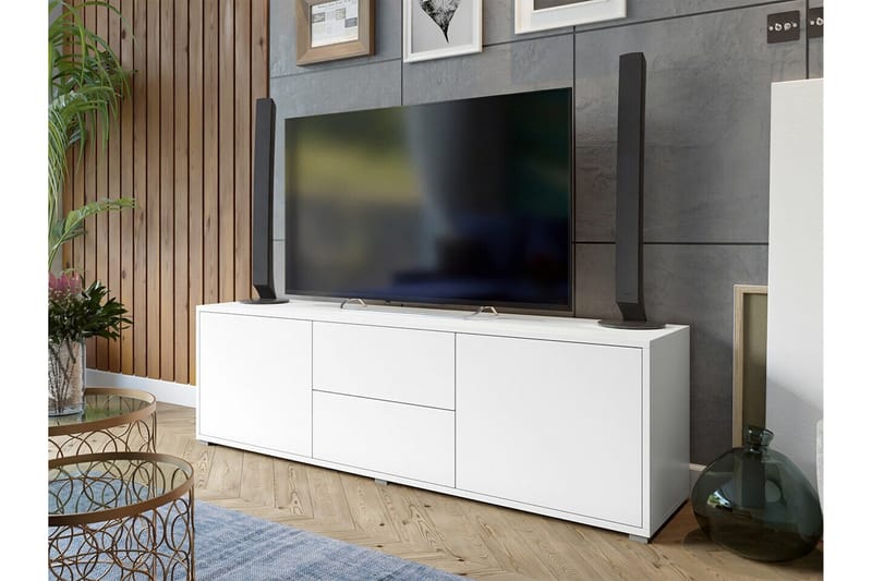 Kintore Tv-skåp 141 cm White - Møbler - Mediamøbel & tv møbel - TV-benk & mediabenk