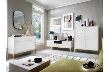 Klinkerville TV-skap 154 cm - Hvid - Møbler - Mediamøbel & tv møbel - TV-skap