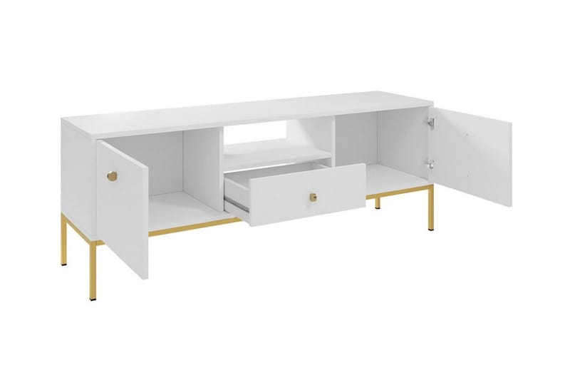 Klinkerville TV-skap 154 cm - Hvid - Møbler - Mediamøbel & tv møbel - TV-skap