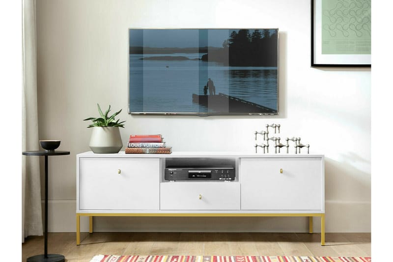 Klinkerville TV-skap 154 cm - Hvid - Møbler - Mediamøbel & tv møbel - TV-skap