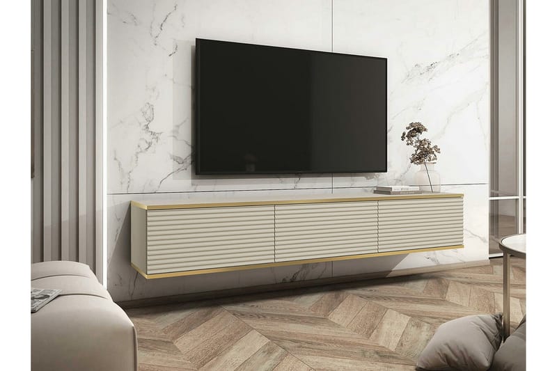 Klinkerville TV-skap 175 cm - Cream - Møbler - Mediamøbel & tv møbel - TV-benk & mediabenk