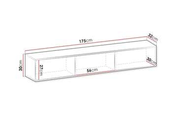 Klinkerville TV-skap 175 cm - Cream - Møbler - Mediamøbel & tv møbel - TV-skap