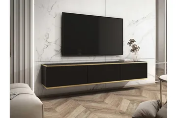 Klinkerville TV-skap 175 cm - Svart - Møbler - Mediamøbel & tv møbel - TV-benk & mediabenk