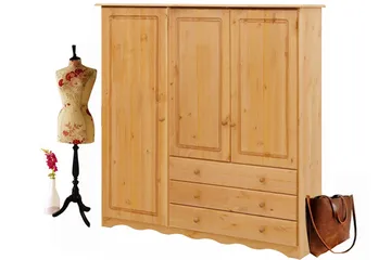 Naoki Skap 140 cm - Brun - Oppbevaring - Skap - Oppbevaringsskap
