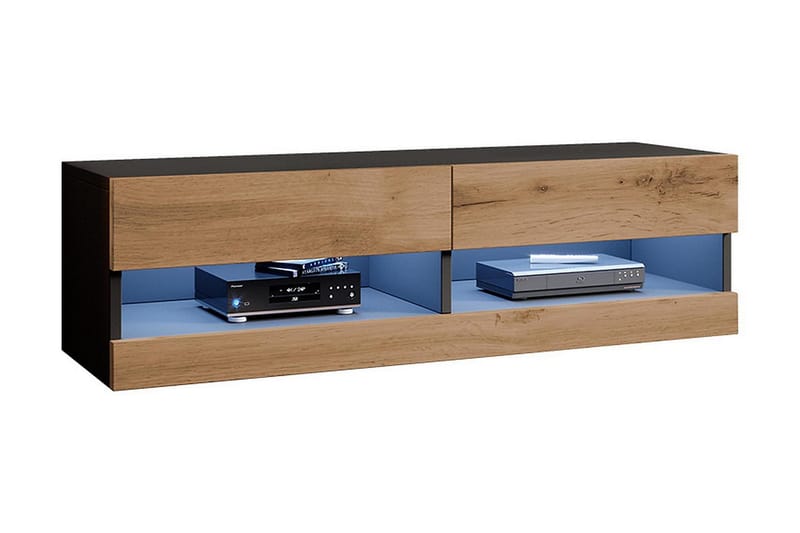 Narbonne Tv-skap 180 cm - Natur/Svart - Møbler - Mediamøbel & tv møbel - TV-skap