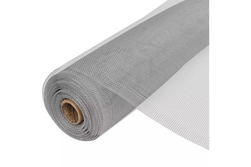 Nettingskjerm aluminium 100x1000 cm sølv - Møbler - Mediamøbel & tv møbel - TV-skap
