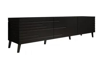 Novaj Tv-skap 155 cm - Svart - Møbler - Mediamøbel & tv møbel - TV-benk & mediabenk