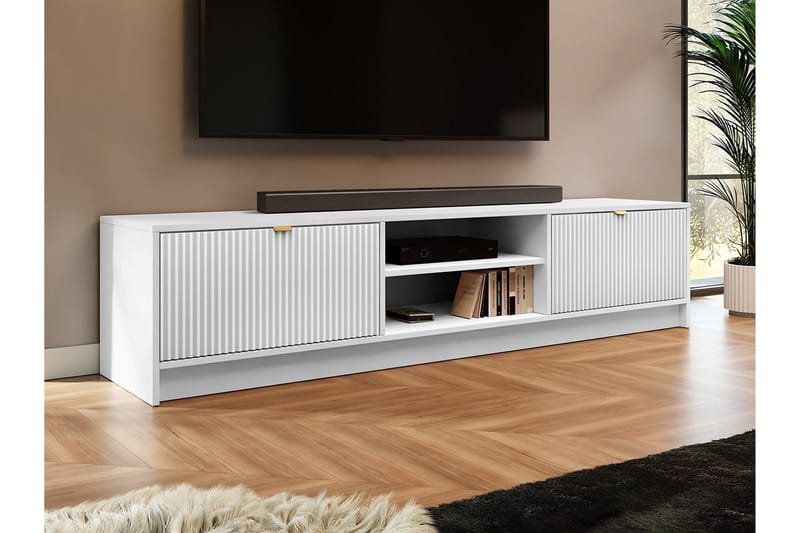 Novaj TV-skap 180 cm - Hvid - Møbler - Mediamøbel & tv møbel - TV-skap