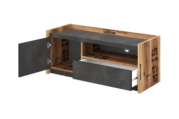 Rathmore TV-skap 110 cm - Grå - Møbler - Mediamøbel & tv møbel - TV-benk & mediabenk