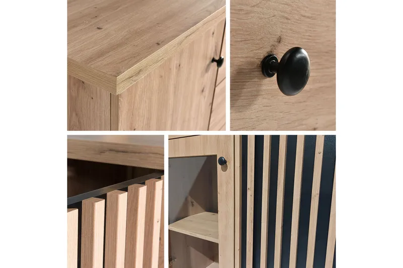 Rosehall Tv-skåp 124 cm Black - Møbler - Mediamøbel & tv møbel - TV-skap