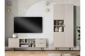 Staffin TV-benk 150 cm - Cashmere - Møbler - Mediamøbel & tv møbel - TV-benk & mediabenk