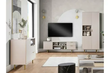 Staffin TV-benk 150 cm - Cashmere - Møbler - Mediamøbel & tv møbel - TV-benk & mediabenk