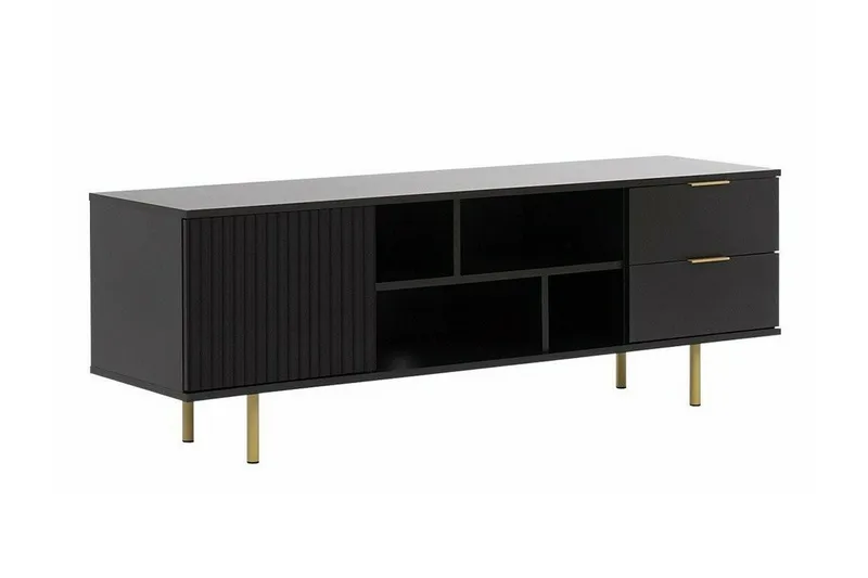 Staffin TV-benk 150 cm, Svart