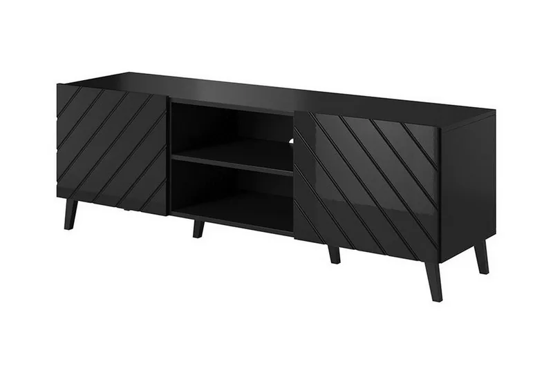 Strontian Tv-skåp 150 cm Scandinavian Choice Black - Møbler - Mediamøbel & tv møbel - TV-skap