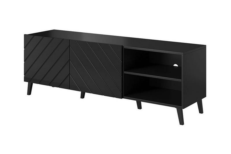 Strontian Tv-skåp 150 cm Scandinavian Choice Black - Møbler - Mediamøbel & tv møbel - TV-skap