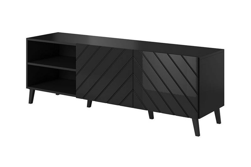 Strontian Tv-skåp 150 cm Scandinavian Choice Black - Møbler - Mediamøbel & tv møbel - TV-skap