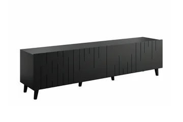Strontian Tv-skåp 200 cm Scandinavian Choice Black - Møbler - Mediamøbel & tv møbel - TV-benk & mediabenk