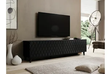 Strontian Tv-skåp 200 cm Scandinavian Choice Black - Møbler - Mediamøbel & tv møbel - TV-benk & mediabenk