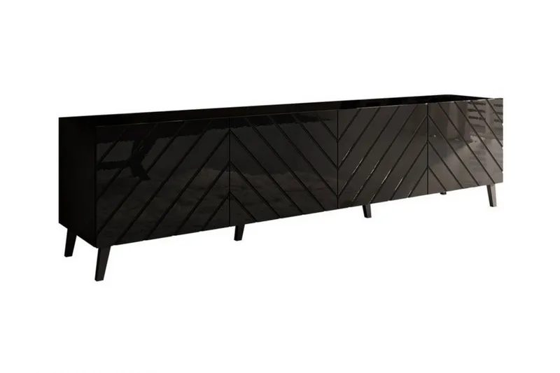 Strontian Tv-skåp 200 cm Scandinavian Choice Black, undefined