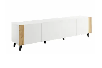 Strontian Tv-skåp 201 cm Scandinavian Choice White - Møbler - Mediamøbel & tv møbel - TV-benk & mediabenk