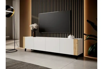 Strontian Tv-skåp 201 cm Scandinavian Choice White - Møbler - Mediamøbel & tv møbel - TV-benk & mediabenk
