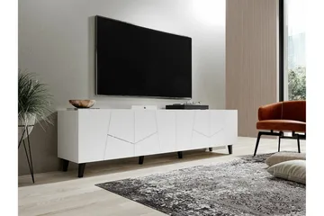 Strontian Tv-skåp 201 cm Scandinavian Choice White - Møbler - Mediamøbel & tv møbel - TV-benk & mediabenk