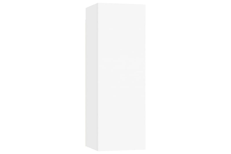 TV-benk 4 stk hvit 30,5x30x90 cm sponplate - Hvit - Møbler - Mediamøbel & tv møbel - TV-skap