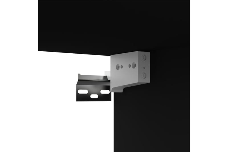 TV-benk 4 stk svart 100x30x30 cm sponplate - Svart - Møbler - Mediamøbel & tv møbel - TV-skap