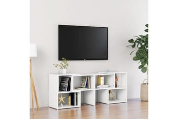 TV-benk hvit 104x30x52 cm sponplate - Hvit - Møbler - Mediamøbel & tv møbel - TV-skap
