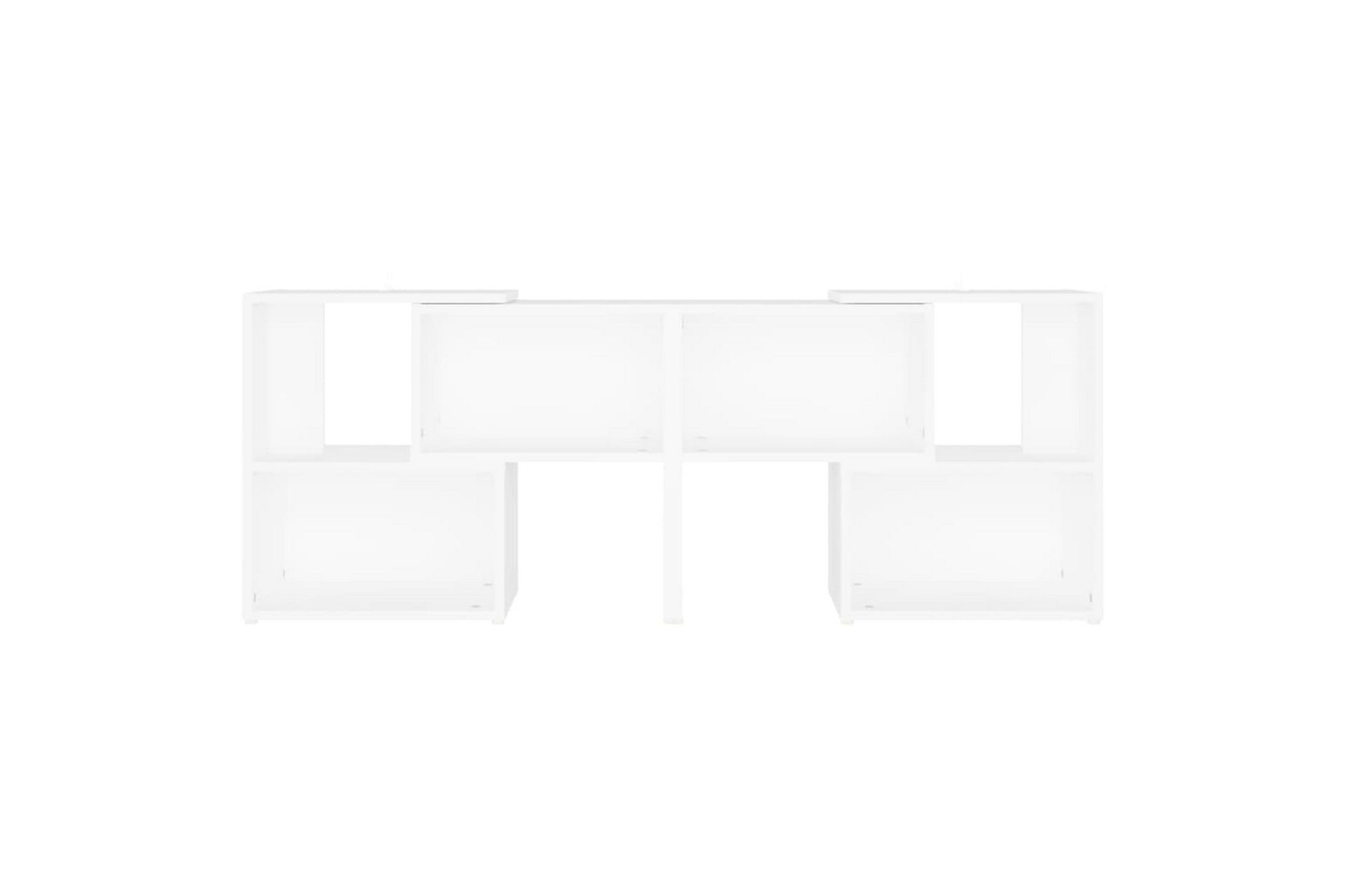 TV-benk hvit 104x30x52 cm sponplate - Hvit - Møbler - Mediamøbel & tv møbel - TV-skap