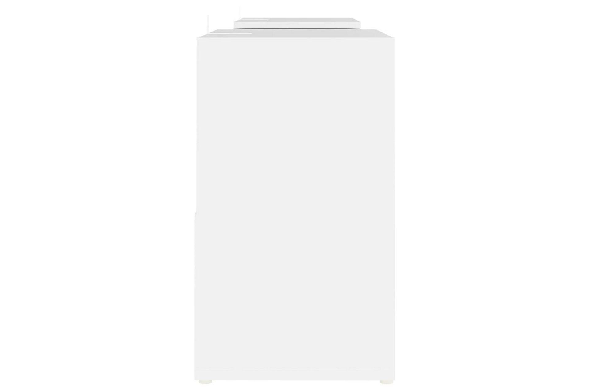 TV-benk hvit 104x30x52 cm sponplate - Hvit - Møbler - Mediamøbel & tv møbel - TV-skap