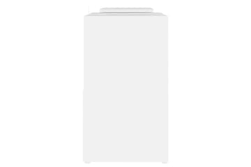 TV-benk hvit 104x30x52 cm sponplate - Hvit - Møbler - Mediamøbel & tv møbel - TV-skap