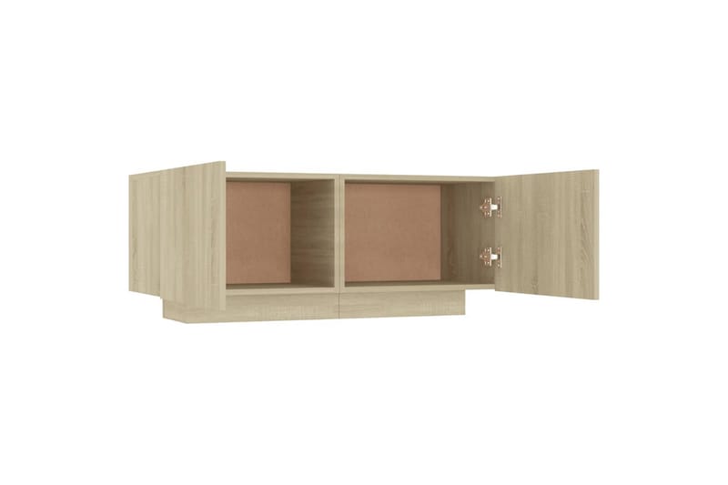 TV-benk sonoma eik 100x35x40 cm sponplate - Brun - Møbler - Mediamøbel & tv møbel - TV-skap
