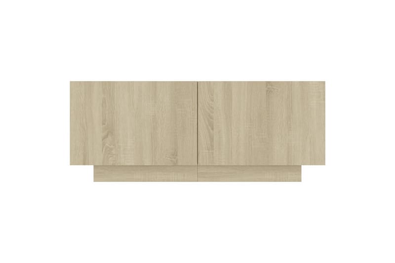 TV-benk sonoma eik 100x35x40 cm sponplate - Brun - Møbler - Mediamøbel & tv møbel - TV-skap