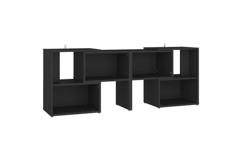 TV-benk svart 104x30x52 cm sponplate - Svart - Møbler - Mediamøbel & tv møbel - TV-skap
