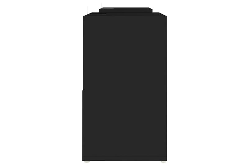 TV-benk svart 104x30x52 cm sponplate - Svart - Møbler - Mediamøbel & tv møbel - TV-skap