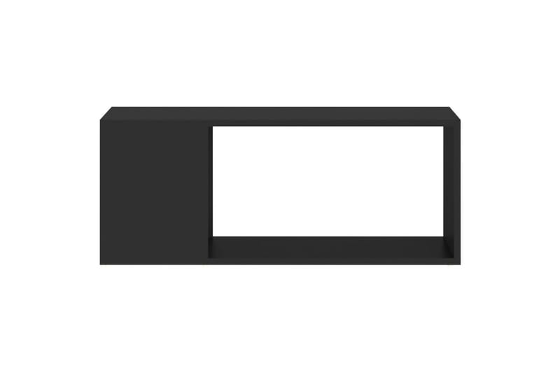 TV-benk svart 80x24x32 cm sponplate - Svart - Møbler - Mediamøbel & tv møbel - TV-skap