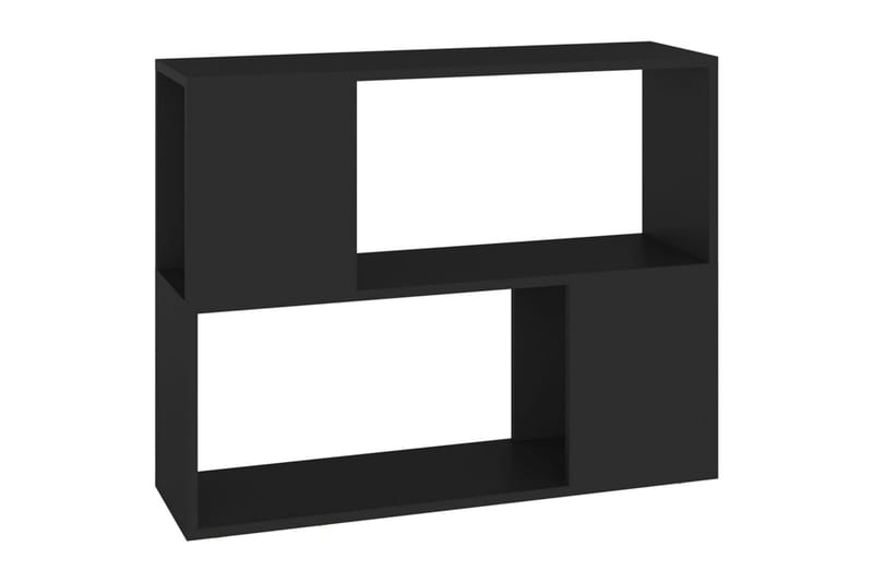 TV-benk svart 80x24x63 cm sponplate - Svart - TV-skap
