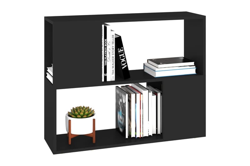 TV-benk svart 80x24x63 cm sponplate - Svart - Møbler - Mediamøbel & tv møbel - TV-skap