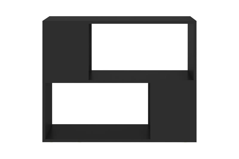 TV-benk svart 80x24x63 cm sponplate - Svart - Møbler - Mediamøbel & tv møbel - TV-skap