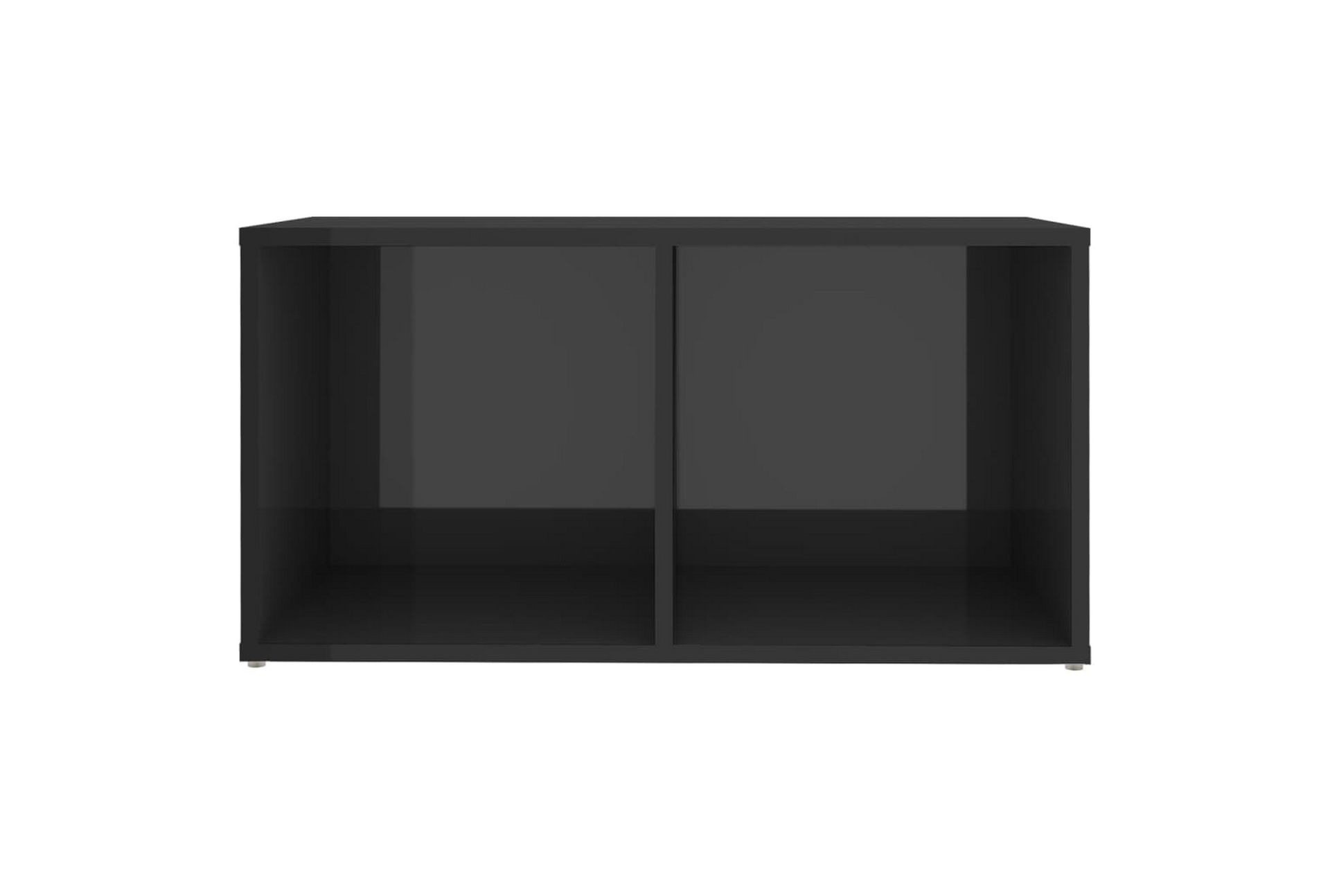 TV-benker 2 stk høyglans grå 72x35x36,5 cm sponplate - Grå - Møbler - Mediamøbel & tv møbel - TV-skap
