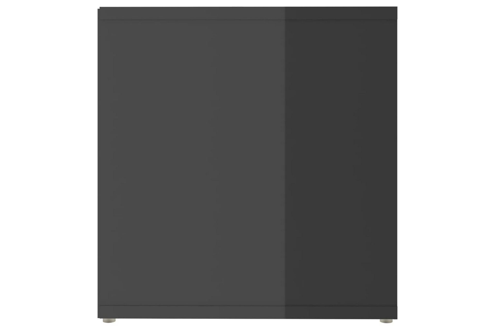 TV-benker 2 stk høyglans grå 72x35x36,5 cm sponplate - Grå - Møbler - Mediamøbel & tv møbel - TV-skap