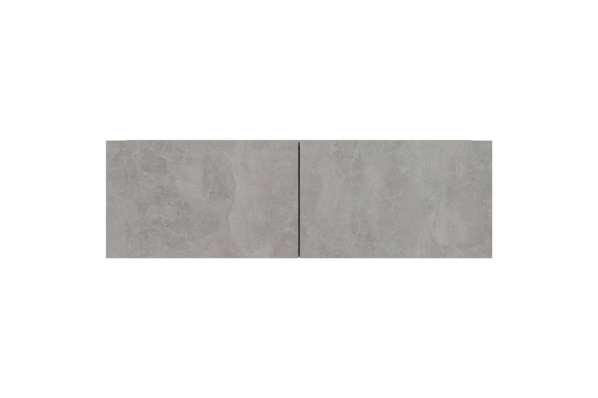 TV-benker 4 stk betonggrå 100x30x30 cm sponplate - Grå - Møbler - Mediamøbel & tv møbel - TV-skap